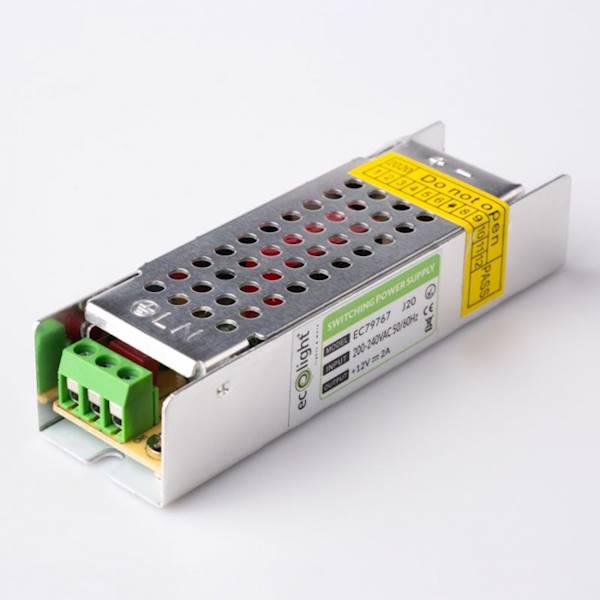 Zasilacz LED 25W 12V 2A IP20 SLIM 100x30x21  EC79767