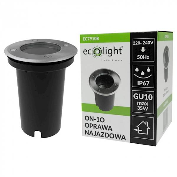 Oprawa najazdowa okrągła ON-1O 1xGU10 108x150 IP67 EC79108