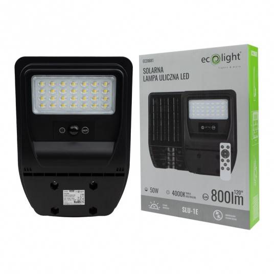 Solarna Lampa Uliczna ECONOMY 50W 4000K EC20681