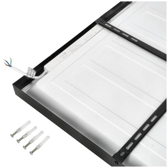 Panel LED BRISBANE 36W 60x60 4000K czarny 3 lata gwarancji   001560