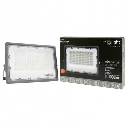 Naświetlacz LED premium 100W 10000lm 4000K IP65 3 lata gwarancji  EC20492