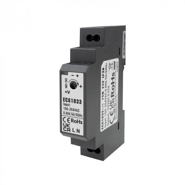 Zasilacz na szynę DIN PREMIUM 24V 15W EC61033