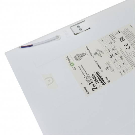 Panel LED 2w1 595x595 60W 4000K 6000lm IP20 biały EC79779