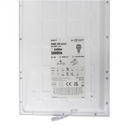 Panel LED 1195x295x30 50W 5000lm 3000K EC20712