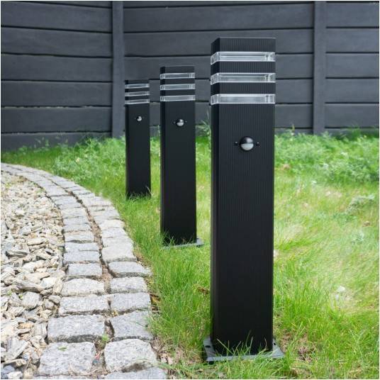 Słupek ogrodowy SO-60P 1xGU10 PIR IP44 60cm EC79422