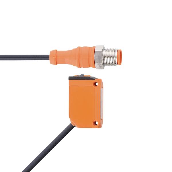 Czujnik optyczny O6P201 kabel 0,3m M12 PNP, S=5m
