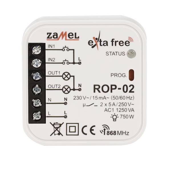 Exta Odbiornik radiowy ROP-02 2-kan. dopuszkowy