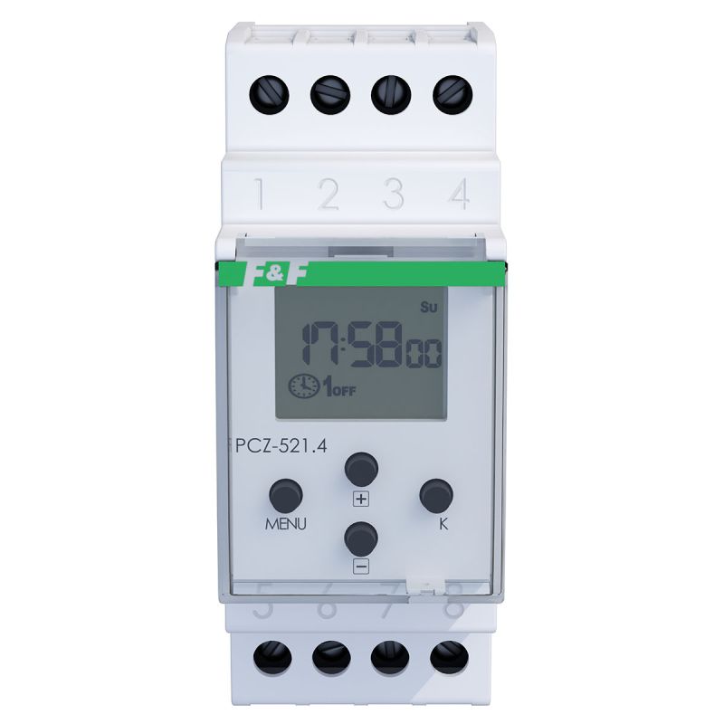 Zegar programowalny 1-kan 16A 24-264V AC/DC