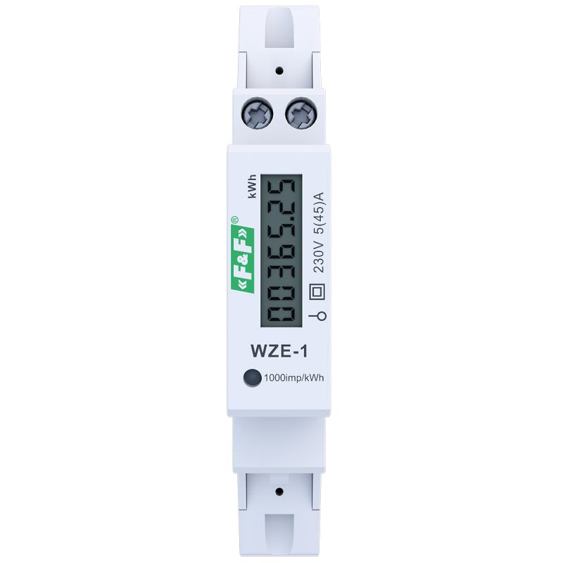 Licznik zużycia energii elektrycznej LCD 1F 5(45)A