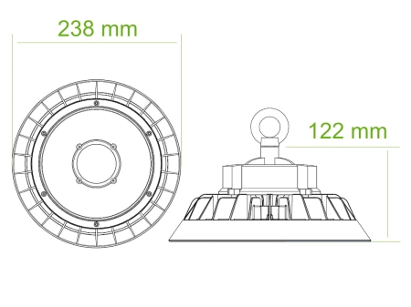 Lampa LED UFO High Bay Furud 150 100W 4000K