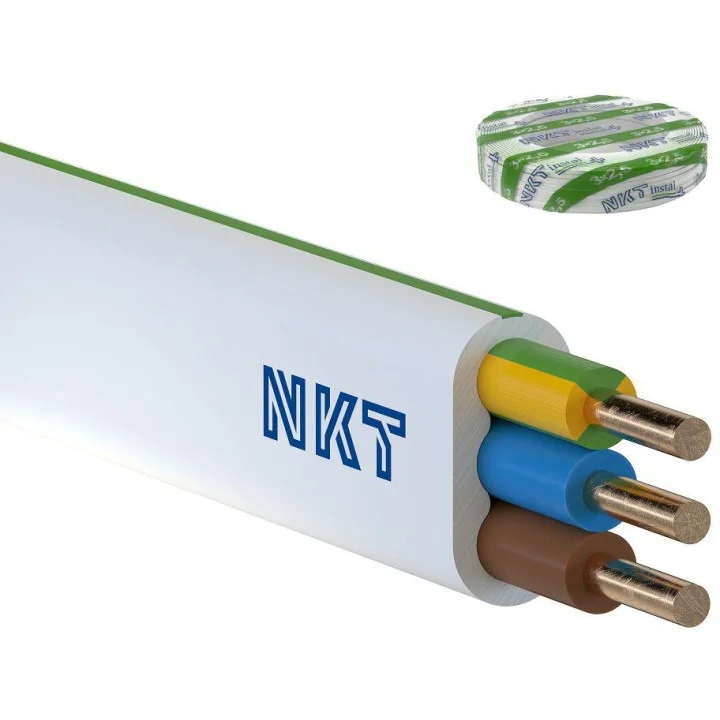 Przewód YDYp 3x2,5 750V NKT - (1szt.) 100mb