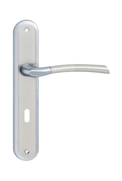 Klamka Zorba 72 Chrom-Satyna Klucz VZ7KC