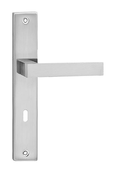 Klamka Qubik 72mm Nikiel Klucz VQ7KN