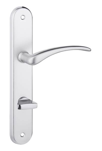 Klamka ALX-1 Satyna anodowana WC A1S7W