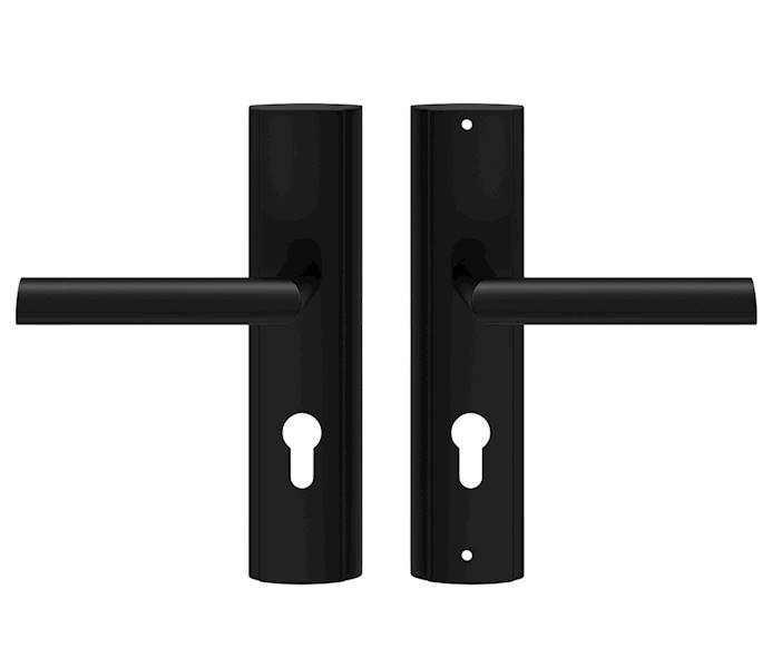 Klamka Miro czarny lewa VMICZL