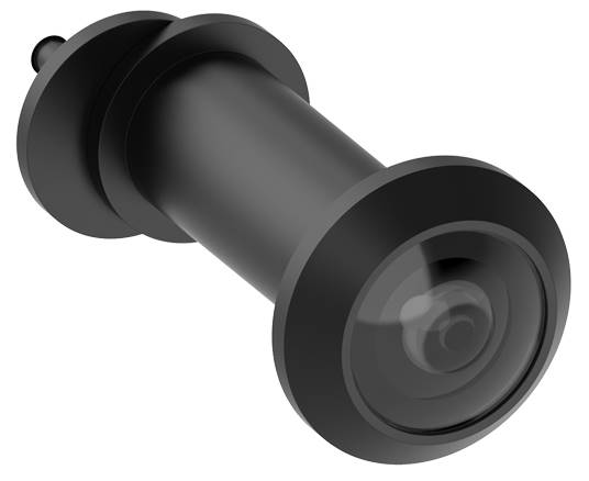 Wizjer drzwiowy 14mm Czarny W14CZ