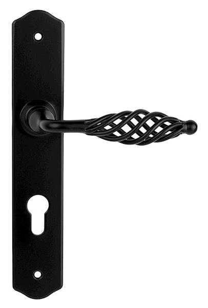 Klamka Royal 72mm czarny wkładka BR7YC