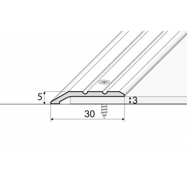Listwa A01 anoda srebro 180cm