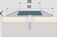 Listwa A10 Srebro 93cm 