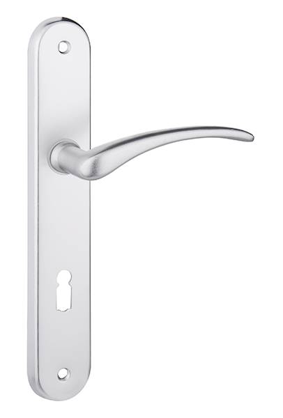 Klamka ALX-1 Satyna anodowana Klucz A1S7K