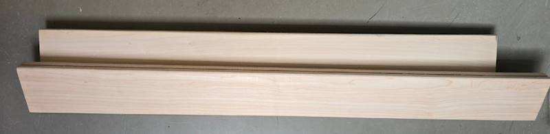 Próg drewniany surowy 9x90cm + uszczelka