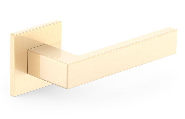 Klamka Qubik K Fit Mosiądz Szczotkowany VQKFIMS