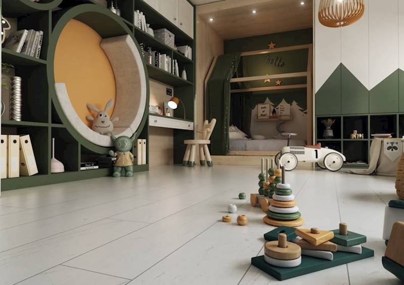 Panele Podłogowe D1051 Beton Biały AC6/10mm V4 Fiori Aqua Zero 72h