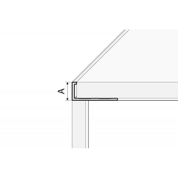 Listwa A51 srebro 100cm