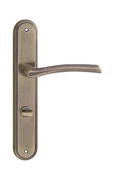 Klamka Zorba 72mm Patyna WC VZ7WP