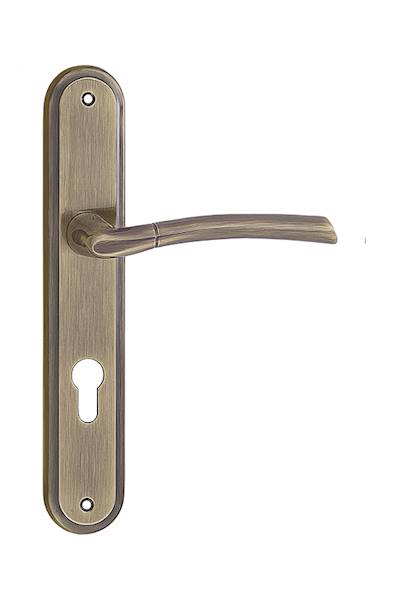 Klamka Zorba 72mm Patyna wkładka VZ7YP