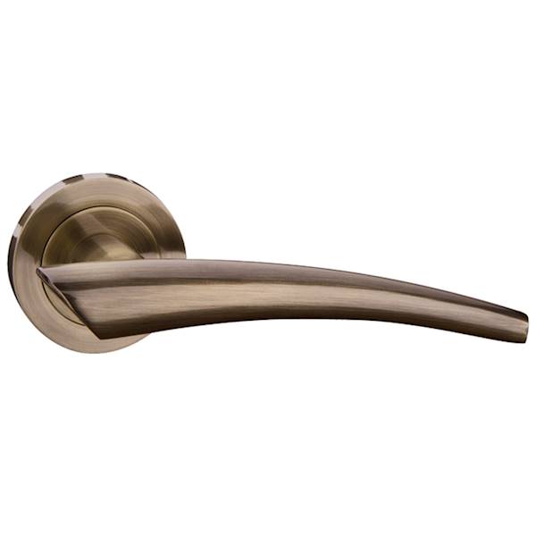 Klamka IDEA okrągły szyld patyna ZIOP