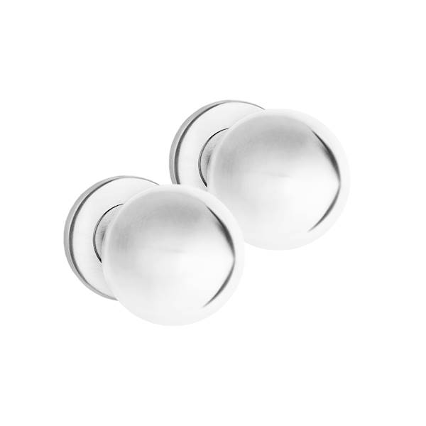 Gałka SFERYCZNA PROSTA okrągły szyld stal nierdzewna SGSPKS