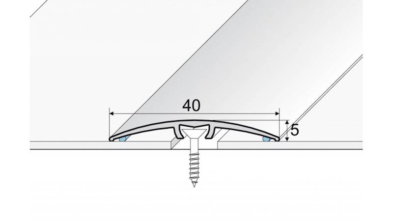 Listwa A64 anoda srebro 93cm