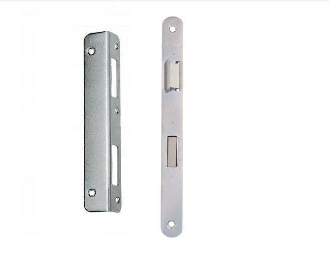 Zamek wpuszczany Gerda 72/55 wc ZW 100 uniwersalny ocynk srebrny