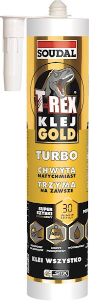 Klej T-Rex Gold Turbo 290ml biały