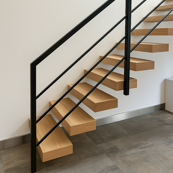 Listwa przypodłogowa S80 stal nierdzewna 