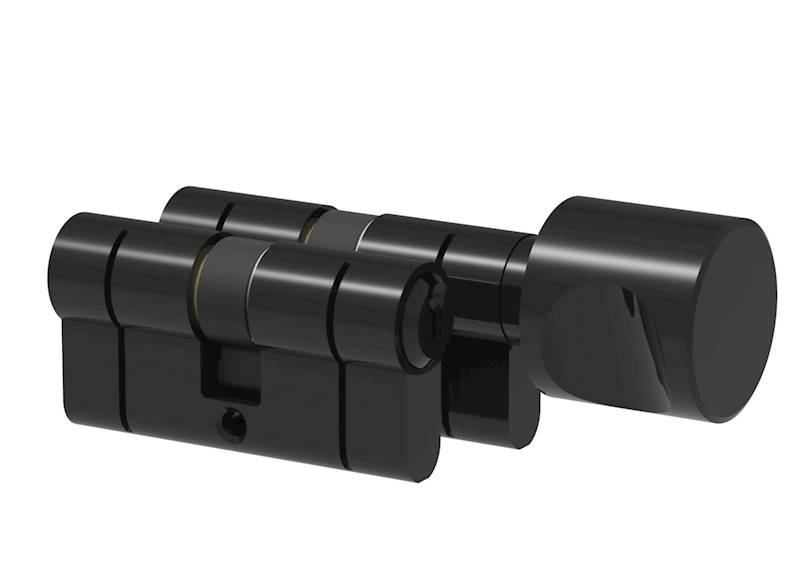 Komplet wkładek Łucznik D E8 G55/40 czarny Atest 6.D.C