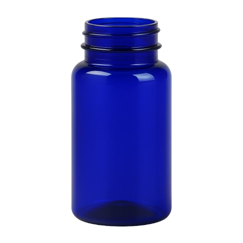 SŁOIK PET 120ml 49X94 NIEBIESKI