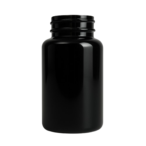 SŁOIK PET 150ml 55x92 CZARNY