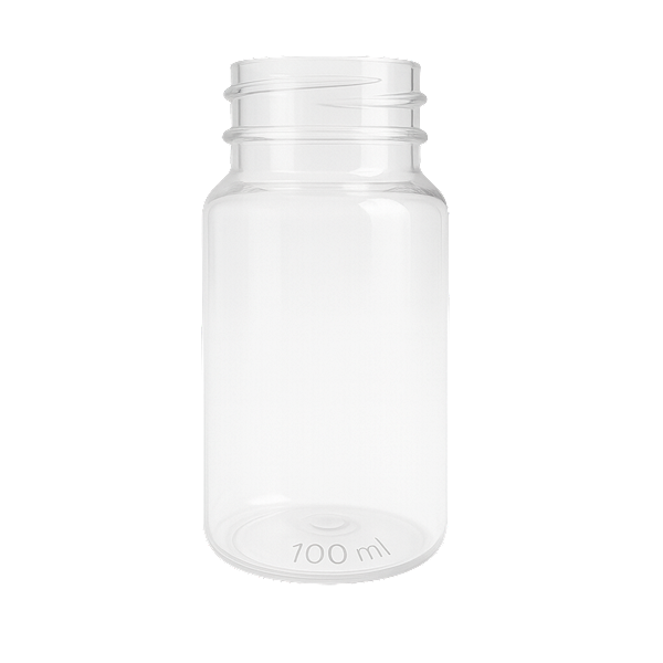 SŁOIK PET 100ml 47x86 BEZBARWNY