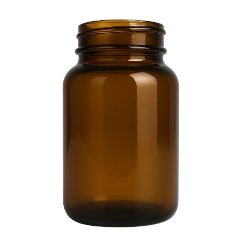 SŁOIK SZKLANY 250ml 64x120 BURSZTYNOWY • Ilość: 1