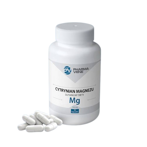 PV Cytrynian Magnezu 500mg 90kaps