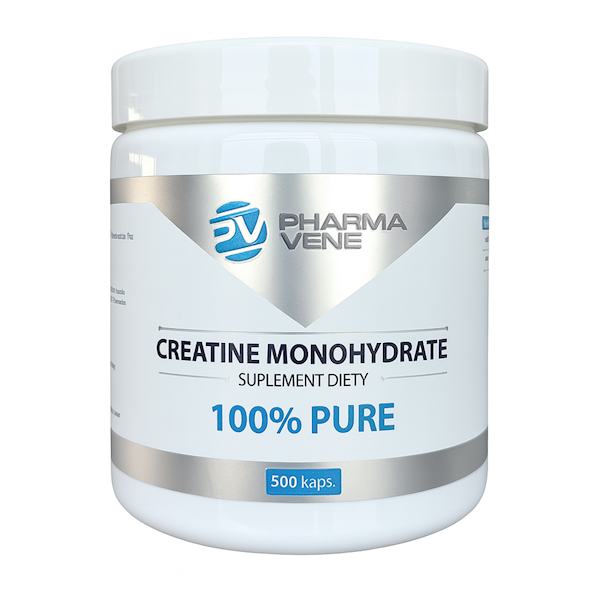 PV Creatine Monohydrate 100% PURE 500mg 500 kaps.