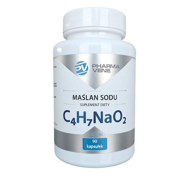 PV Maślan Sodu 340mg 90kaps (70% kwasu masłowego)