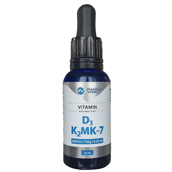 PV Vitamin D3 + K2MK7 30ml SD
