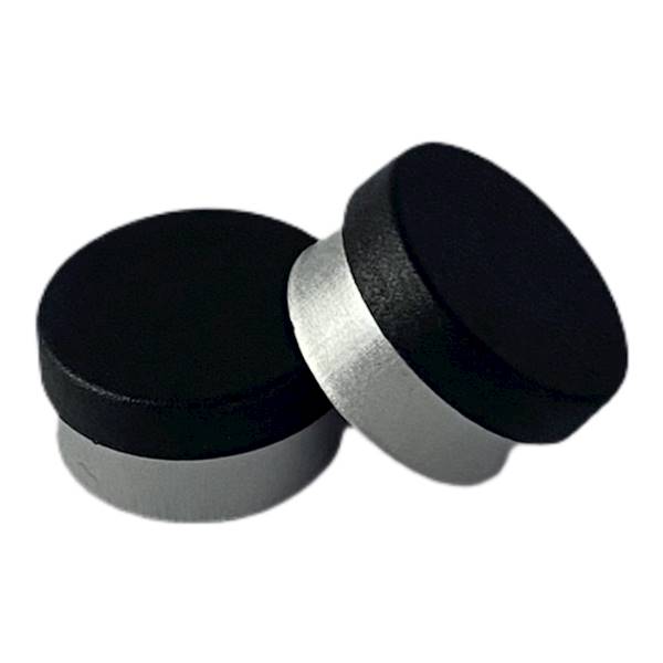 Kapsel do fiolki fi 13mm flip off gładki czarny • Kapsle 13mm • kol: czarny • Ilość: 100