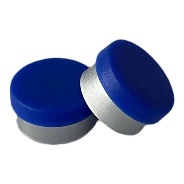 Kapsel do fiolki fi 13mm niebieski gładki flip off • Kapsle 13mm • kol: niebieski • Ilość: 5000