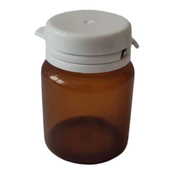 Kpl słoiczek szklany 32x44 20ml brązowy + korek biały  • Ilość: 1