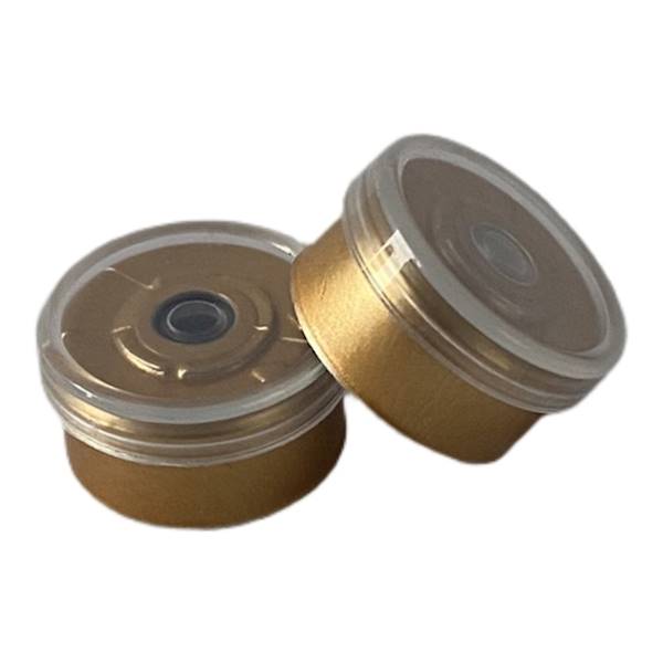 Kapsel do fiolki fi 13mm złoty gładki tear off • Kapsle 13mm • kol: złoty gładki • Ilość: 1