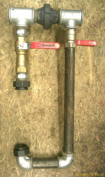 grupa pompowa 11/4" POZIOMA BEZ POMPY